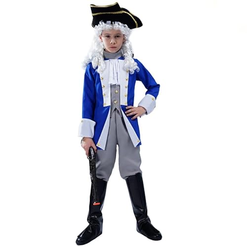 SEA HARE Kolonial General Rollenspiel Kostüm für Kinder (M: 7-9 Jahre alt) von SEA HARE