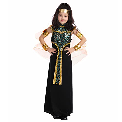 SEA HARE Mädchen Ägyptische Königin Kostüm (L(10-12Y)) von SEA HARE