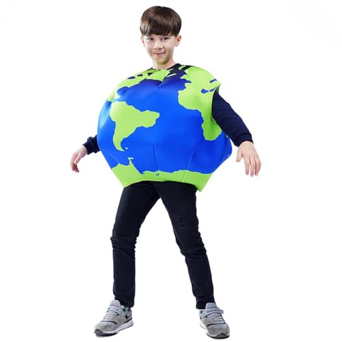 SEA HARE Unisex Earth 3D Kostüm für Kinder, lustiges Party Event Kostüm (Einheitsgröße) von SEA HARE