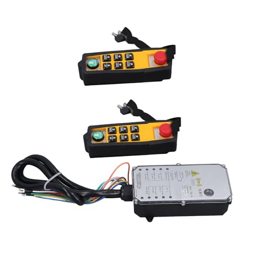 SEAFRONT 800 MHz Industrielle Fernbedienung mit Regendesign für Overhead -Krane, Förderbande, CNC -Maschinen und Mehr (DC24V) von SEAFRONT