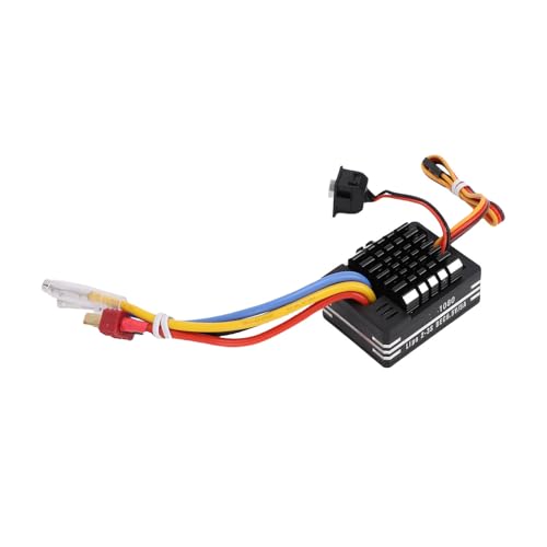SEAFRONT 80A Gebürstete ESC 2-3S Lipo Electronic Speed ​​Controller Wassersicher ESC 5A BEC-Ausgang für 540 550 750 Motor Automatische Drosselklappenerkennung von SEAFRONT