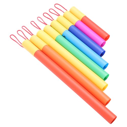 SEAFRONT 8pcs Percussion Instrument Musical Sound Tube Set für Kinder Premium -Kunststoff -Musikrohre mit Interaktiven Lernwerkzeugen Ideal für Klassenzimmerlager Lernzentren von SEAFRONT