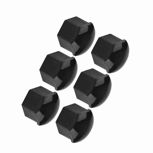 SEAFRONT Einfache Installation von 19 -mm -Autoradmutterkappen Außenschutz für 20 teilige Auto Hub Schraubenabdeckungsstreifen, Ideal für DIY Autobesitzer (Black) von SEAFRONT