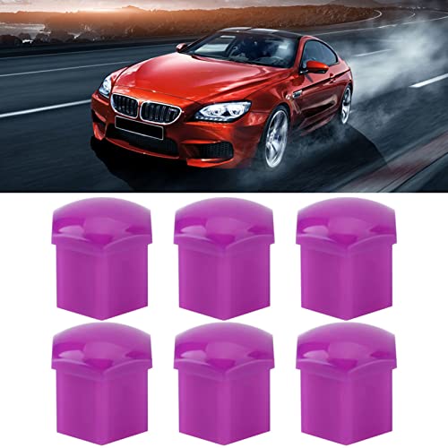 SEAFRONT Einfache Installation von 19 -mm -Autoradmutterkappen Außenschutz für 20 teilige Auto Hub Schraubenabdeckungsstreifen, Ideal für DIY Autobesitzer (Purple) von SEAFRONT