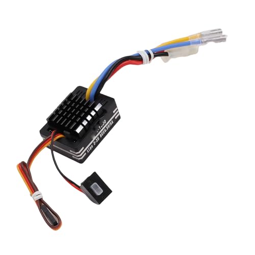 SEAFRONT Elektronischer Geschwindigkeitsregler 80A Gebürstet ESC für Automodell Wassersicher mit 6,5 V 5A BEC -Ausgangsausgang Kompatibel mit 540/550/750 Motoren von SEAFRONT