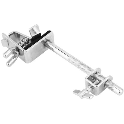 SEAFRONT Kuhbellhalter Jazz Drum Kit Hoop Mounted Cowbell Clamp - Ausgezeichnete Klemmkraft - Einfache Einstellung Haltbarer Silber Cowbell Hoop SEAFRONT Kuhbellhalter Jazz Drum Kit Hoop Mounted Cowbell Clamp - Ausgezeichnete Klemmkraft - Einfache Einstellung Haltbarer Silber Cowbell Hoop von SEAFRONT