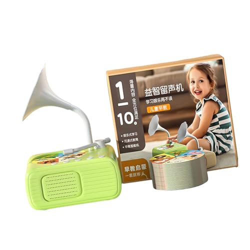 Kinder Musical Gramophon Toy USB Wiederaufladbares Musikboxspielzeug Mit Bildungskarten Für Kinder Lernen Geburtstag Geschenk Kinder Musical Gramophon Toy USB Wiederaufladbares Musikboxspielzeug Mit Bildungskarten Für Kinder Lernen Geburtstag Geschenk von SEAYACK