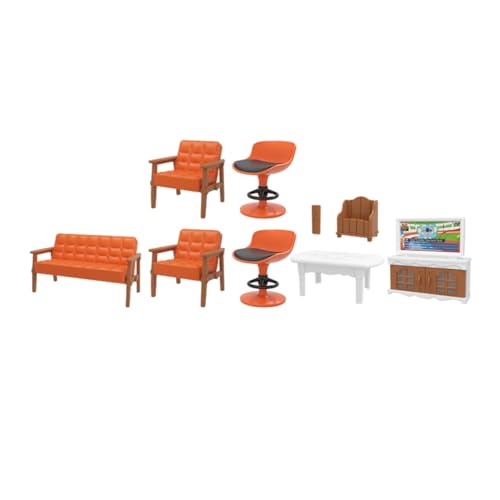 Miniatur-Möbel-Set für 1/12 Puppenhäuser Esszimmer Küche Badezimmer Wohnzimmer mit Zubehör für Szenendekorationen Miniatur-Möbel-Set für 1/12 Puppenhäuser Esszimmer Küche Badezimmer Wohnzimmer mit Zubehör für Szenendekorationen von SEAYACK