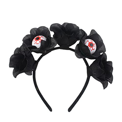 SEAYACK Bouncing Blood Eyeball Shape Hair Hoop Scary Flower Shape Hair Holder Halloween Party Headwear For Children Adult SEAYACK Bouncing Blood Eyeball Shape Hair Hoop Scary Flower Shape Hair Holder Halloween Party Headwear For Children Adult von SEAYACK