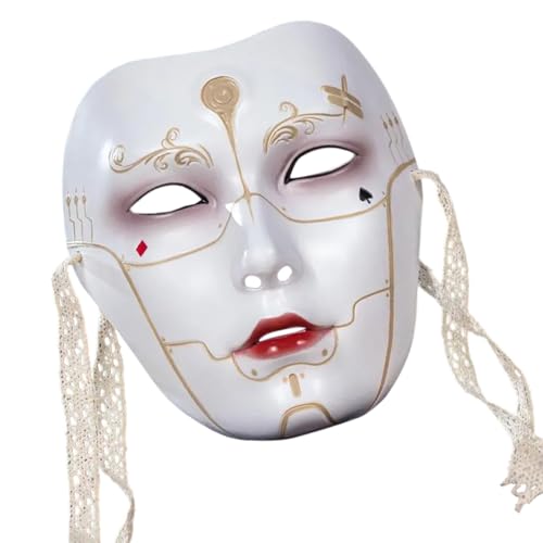 SEAYACK Cosplay Mechanische Maske Halloween Masquerade Maske Vollgesichtsmaske Für Männer Frauen Maskeraden Halloween Cosplay Accessoire von SEAYACK