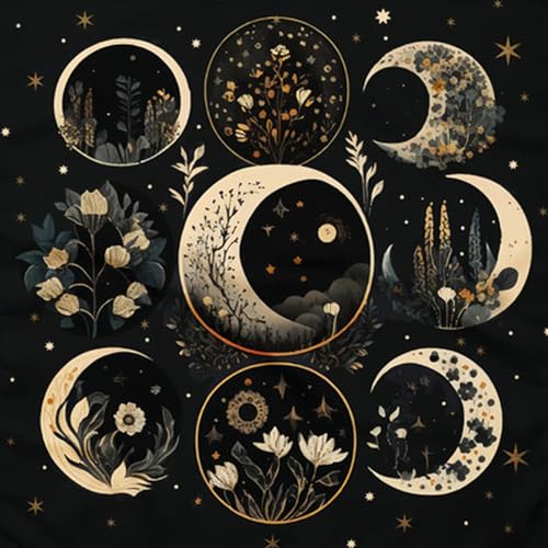 SEAYACK Divinationen Tischdecke Mond Astrologie Tarotkarte Tischdecke Altars Stoff Göttlichkeit Brettspiel Accessoire von SEAYACK