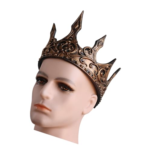 SEAYACK Elegant King Crowns Stirnband Mit Verstellbarem Gürtel Für Geschichtsliebhaber Und Einzigartige Stile Halloween Themen Party Requisiten SEAYACK Elegant King Crowns Stirnband Mit Verstellbarem Gürtel Für Geschichtsliebhaber Und Einzigartige Stile Halloween Themen Party Requisiten von SEAYACK