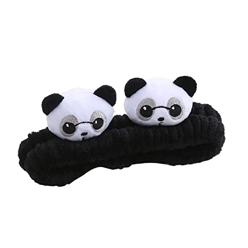 SEAYACK Gefülltes Plüsch-Stirnband in Panda-Form, Festival-Haarreif, Kopfschmuck, Halloween, Party, Kostüm, Requisite, Unisex SEAYACK Gefülltes Plüsch-Stirnband in Panda-Form, Festival-Haarreif, Kopfschmuck, Halloween, Party, Kostüm, Requisite, Unisex von SEAYACK
