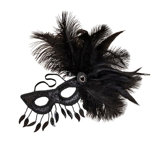 SEAYACK Glitzerte Halbe Gesichtskostüme Mit Maskerade Bällen Halloween Partys Cosplay Kostümzubehör Venezianer Maske Frauen Für Maskeraden von SEAYACK