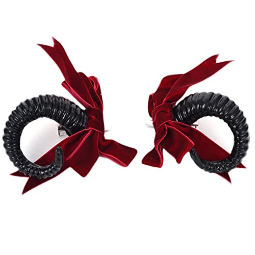 SEAYACK Gothic Haarspange Cosplay Schafhorn für Kopfbedeckung Horn Haarspange Zubehör Ausstellung Applikationen Fotografie Requisiten SEAYACK Gothic Haarspange Cosplay Schafhorn für Kopfbedeckung Horn Haarspange Zubehör Ausstellung Applikationen Fotografie Requisiten von SEAYACK