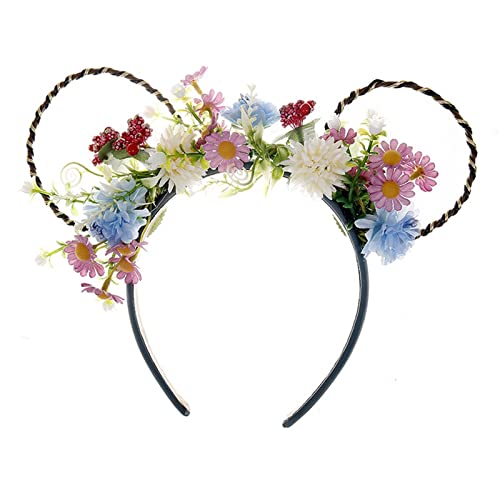 SEAYACK Haarreif mit Cartoon-Blumen-Dekor, für Ohren, Party, Kopfschmuck, Haarband, Party, Cosplay, Kostüm, Requisiten, Unisex SEAYACK Haarreif mit Cartoon-Blumen-Dekor, für Ohren, Party, Kopfschmuck, Haarband, Party, Cosplay, Kostüm, Requisiten, Unisex von SEAYACK