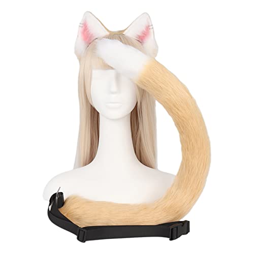 SEAYACK Haarreif und Kunstschwanz für Halloween, Cosplay, Party, Kostümzubehör für Ohrenschwanz-Set SEAYACK Haarreif und Kunstschwanz für Halloween, Cosplay, Party, Kostümzubehör für Ohrenschwanz-Set von SEAYACK