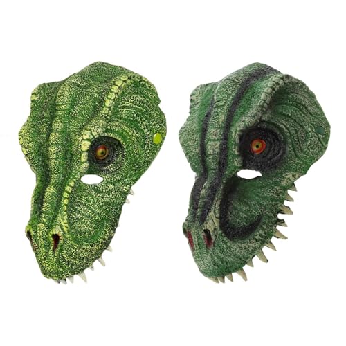 SEAYACK Halloween Dragons Dinosaurier Pu-Schaum Horror Dinosaurier Kopfbedeckung Halloween Party Cosplay Kostüm Angst Tier SEAYACK Halloween Dragons Dinosaurier Pu-Schaum Horror Dinosaurier Kopfbedeckung Halloween Party Cosplay Kostüm Angst Tier von SEAYACK