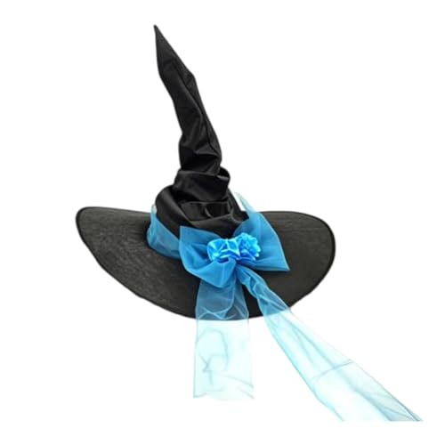 SEAYACK Halloween Witch Leuchten Bowknot Wizard Caps Großer Schwarzer Hexenhut Für Halloween Party Decor Cosplay Kostüme SEAYACK Halloween Witch Leuchten Bowknot Wizard Caps Großer Schwarzer Hexenhut Für Halloween Party Decor Cosplay Kostüme von SEAYACK