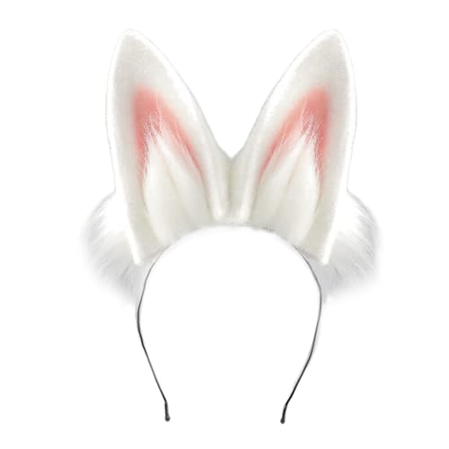 SEAYACK Hasen Ohren Stirnband Kunstpelze Schwanz Ohren Stirnbänder Kurze Hasen Heck Halloween Cosplay Kostüm Bunnies Kostüm SEAYACK Hasen Ohren Stirnband Kunstpelze Schwanz Ohren Stirnbänder Kurze Hasen Heck Halloween Cosplay Kostüm Bunnies Kostüm von SEAYACK