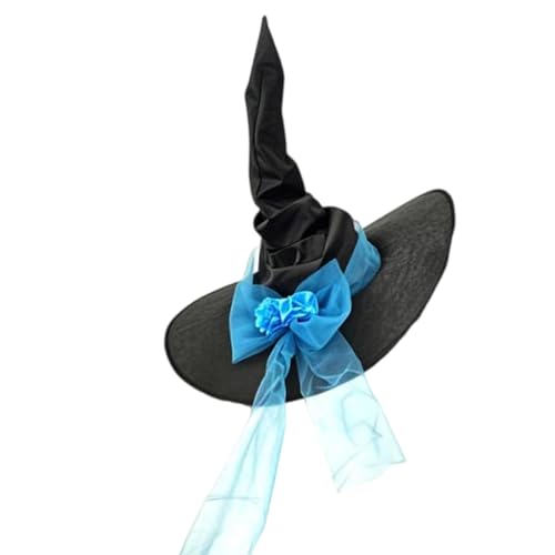 SEAYACK Hexenhut mit breiter Krempe, LED, beleuchtete Hexenkappen, groß, schwarz, Hexenhut, Halloween, Cosplay, Kostüm für Damen und Mädchen, Geschenke SEAYACK Hexenhut mit breiter Krempe, LED, beleuchtete Hexenkappen, groß, schwarz, Hexenhut, Halloween, Cosplay, Kostüm für Damen und Mädchen, Geschenke von SEAYACK