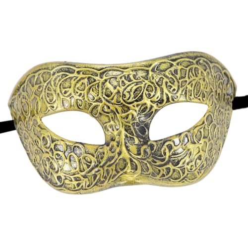 SEAYACK Masquerades Venezianer Maske Plastik Mardi Gras Halbgesichts Maske Halloween Kostümmaske Für Carnivals Party Mardi Gras von SEAYACK