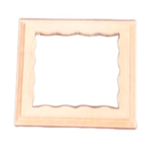 SEAYACK Realistisches Holz Zakka Realistische Pretend Play Display Bilderrahmen Modell Spielzeug für 1:12 Puppenhaus von SEAYACK