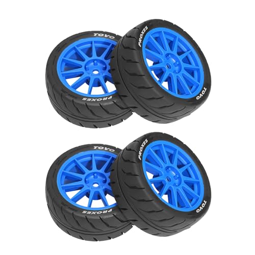 SEAYACK Set Von 4 Fernbedienungs Steuerradreifen Für Crawler Automodell Gummi Radreifen Für Fernbedienungszubehör SEAYACK Set Von 4 Fernbedienungs Steuerradreifen Für Crawler Automodell Gummi Radreifen Für Fernbedienungszubehör von SEAYACK