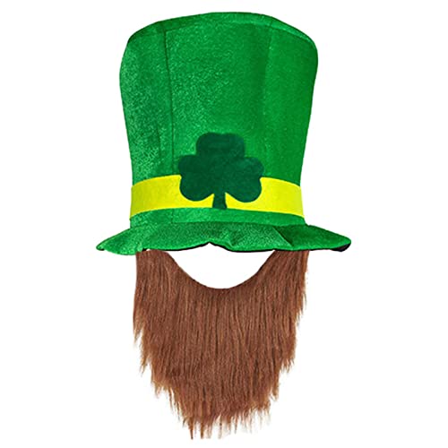 SEAYACK St. Patricks Day Kobold-Hüte, Kopfschmuck, Party, handgefertigtes Zubehör, Patrick Faltenhut von SEAYACK
