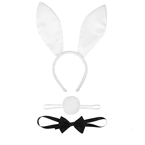 SEAYACK Stirnbänder-Set, Ohren, Kopfbedeckung, Schwanz, Fliege, Haarreifen für Halloween, Ostern, Cosplay, Partyzubehör SEAYACK Stirnbänder-Set, Ohren, Kopfbedeckung, Schwanz, Fliege, Haarreifen für Halloween, Ostern, Cosplay, Partyzubehör von SEAYACK