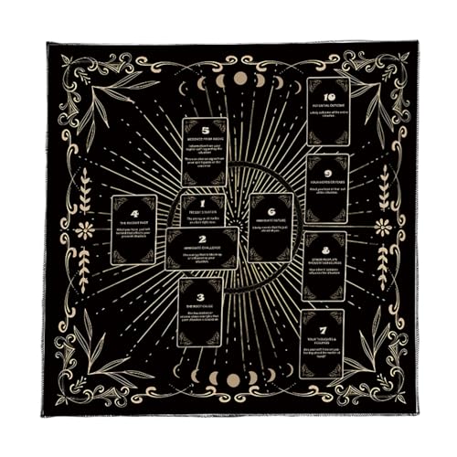 SEAYACK Stoffkartentisch Karten Tuch Wandtee Leseberichtung Tarotkarte Tischdecke Altäre Stoff Einfach Zu Bedienen SEAYACK Stoffkartentisch Karten Tuch Wandtee Leseberichtung Tarotkarte Tischdecke Altäre Stoff Einfach Zu Bedienen von SEAYACK