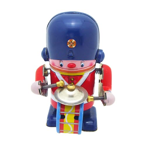 SEAYACK Tinplate Schlagzeuger Roboterspielzeug Einzigartiges Windup Design Für Erwachsene Und Kinder Vintage Mechanical Toy SEAYACK Tinplate Schlagzeuger Roboterspielzeug Einzigartiges Windup Design Für Erwachsene Und Kinder Vintage Mechanical Toy von SEAYACK