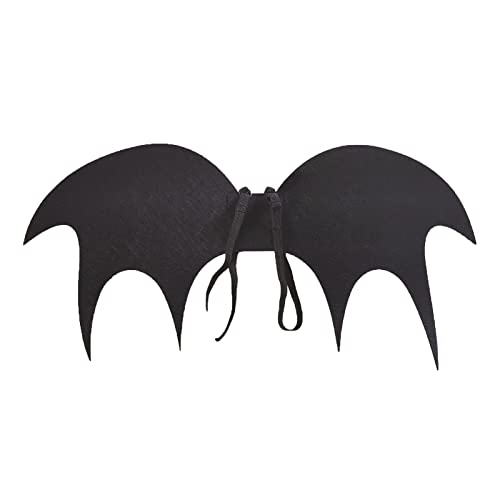SEAYACK Unisex Strap-On Gothic Schwarz Fledermaus Flügel Fledermaus Masken Drache Halloween Kostüm Zubehör Requisiten für Kinder oder Erwachsene von SEAYACK