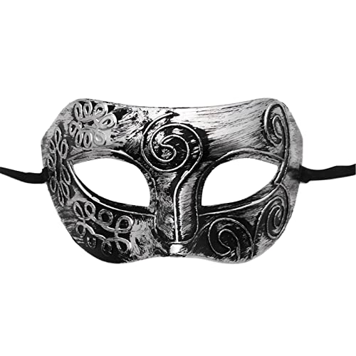 SEAYACK Vintage-Augenbinde, Gothic-Augenschutz, Halloween-Metallic-Augenmaskerade, halbes Gesicht, Cosplay-Kostüm SEAYACK Vintage-Augenbinde, Gothic-Augenschutz, Halloween-Metallic-Augenmaskerade, halbes Gesicht, Cosplay-Kostüm von SEAYACK