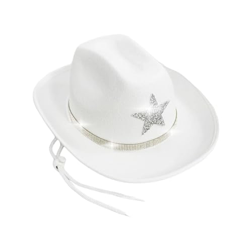 SEAYACK Western Theme Kids Rassestones Decors Weich Bequemer Fedoras Für Kinder Urlaub Party Sammeln Kostümzubehör Für Kinder von SEAYACK