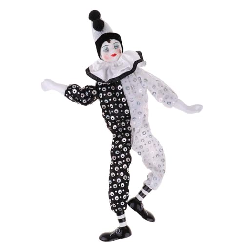 SEAYACK Wunderliche 16 Zoll Porzellanpuppen Clown Puppenbekenntnis Für Home Decore Und Geschenke Harlequin Clown Porzellan Interaktive Baumelnde Clowngeschenk SEAYACK Wunderliche 16 Zoll Porzellanpuppen Clown Puppenbekenntnis Für Home Decore Und Geschenke Harlequin Clown Porzellan Interaktive Baumelnde Clowngeschenk von SEAYACK