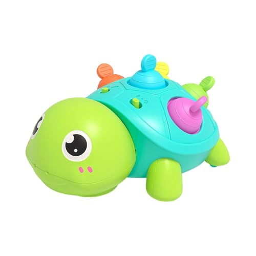 SEAYACK Zahnen Sicherer Bauchspielspielzeug Mit Musikalischen Klängen Kriechender Trainingstool Visuelle Stimulation Tragbare Lernaktivität Für Neugeborene Baby Kopfhebepraxis Spielzeug von SEAYACK