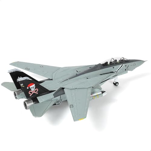 SEBUNAS 1/100 F-14B Weihnachtsmann-Katzen-Kampfmodell VF-103 Jolly Rogers Tomcat Christsmas Malerei vorgefertigtes Jet-Flugzeug-Kampfflugzeug aus Metalllegierung mit Präsentationsständer, Sammlung SEBUNAS 1/100 F-14B Weihnachtsmann-Katzen-Kampfmodell VF-103 Jolly Rogers Tomcat Christsmas Malerei vorgefertigtes Jet-Flugzeug-Kampfflugzeug aus Metalllegierung mit Präsentationsständer, Sammlung von SEBUNAS