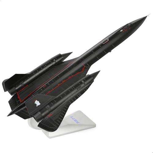 SEBUNAS 1:72 Maßstab SR-71 Blackbird Flugzeugmodell Lockheed Strategic Reconnaissance Aircraft USAF 17974 Miniatur-Militär-Metalldruckguss-Modellbausatz für Erwachsenensammlung oder Geschenk SEBUNAS 1:72 Maßstab SR-71 Blackbird Flugzeugmodell Lockheed Strategic Reconnaissance Aircraft USAF 17974 Miniatur-Militär-Metalldruckguss-Modellbausatz für Erwachsenensammlung oder Geschenk von SEBUNAS