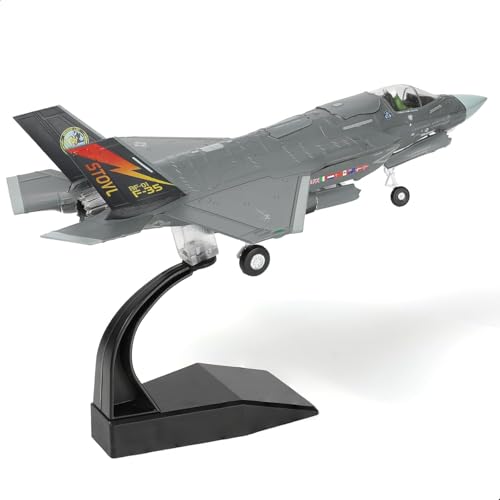 SEBUNAS 1:72 Scale F-35B Lightning Ⅱ Fighter Jet Model Lockheed Martin BF01 The First STOVL Prototyp Stealth Fighter Miniature Military Metal Diecast Aircraft Model Kit for Adult Gift or Collection von SEBUNAS