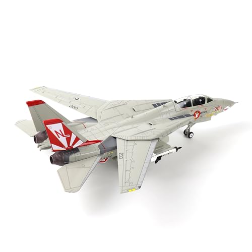 SEBUNAS 1:72 Scale F14 Tomcat Aircraft Model US Navy VF-111 Sundowners Squadron Fighter Jet Miniature Metal Die-cast Airplane Model Kit for Military Aviation Enthusiasts Adults Collection or Gift SEBUNAS 1:72 Scale F14 Tomcat Aircraft Model US Navy VF-111 Sundowners Squadron Fighter Jet Miniature Metal Die-cast Airplane Model Kit for Military Aviation Enthusiasts Adults Collection or Gift von SEBUNAS