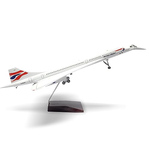 SEBUNAS Concorde-Flugzeugmodell im Maßstab 1:125, Überschall-Airliner, Miniatur, British Airways, Metalldruckguss, Flugzeugmodellbausatz für Erwachsene, Luftfahrt-Enthusiasten, Sammlung und Geschenk SEBUNAS Concorde-Flugzeugmodell im Maßstab 1:125, Überschall-Airliner, Miniatur, British Airways, Metalldruckguss, Flugzeugmodellbausatz für Erwachsene, Luftfahrt-Enthusiasten, Sammlung und Geschenk von SEBUNAS