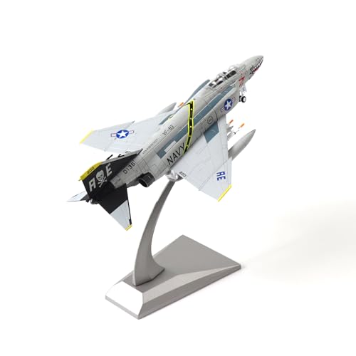 SEBUNAS F-4C Phantom II Flugzeugmodell Mcdonnell Douglas US Navy Interceptor und Fighter Bomber Miniatur VF-83 Rampagers Military Metal Druckguss Flugzeug Modellbausatz für Erwachsene Sammlung SEBUNAS F-4C Phantom II Flugzeugmodell Mcdonnell Douglas US Navy Interceptor und Fighter Bomber Miniatur VF-83 Rampagers Military Metal Druckguss Flugzeug Modellbausatz für Erwachsene Sammlung von SEBUNAS