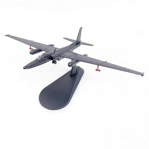SEBUNAS Flugzeugmodell im Maßstab 1:144, U-2 Dragon Lady, Lockheed High-Altitude Reconnaissance Aircraft USAF Beale Air Force Base Miniatur-Militär Metall Druckguss Flugzeug Modellbausatz für von SEBUNAS