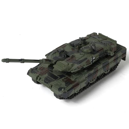 SEBUNAS Leopard 2A7 Militärpanzer im Maßstab 1/72, Schnellbaumodell, deutsches Panzerfahrzeug, Leopard 2A7 Kampfpanzer, Baumodell, Geschenk für Erwachsene und Kinder (14 Teile) von SEBUNAS