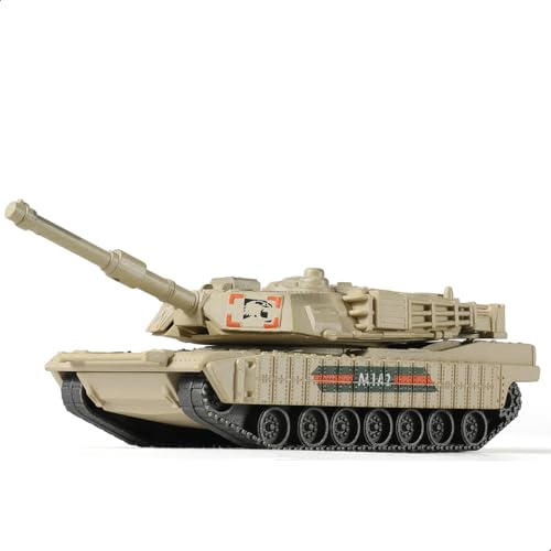 SEBUNAS M1A2 Militärpanzermodell im Maßstab 1/72, schnell aufbaubar, US-Panzerfahrzeug, M1A2 Kampfpanzer, Baumodell zum Verschenken und Sammeln von SEBUNAS