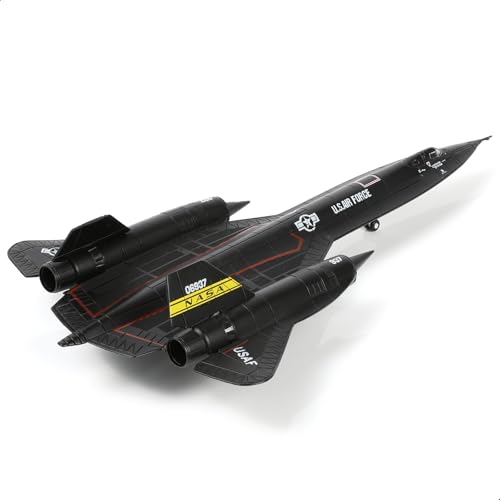SEBUNAS Maßstab 1:144 SR-71 Blackbird Flugzeugmodell Lockheed Strategic Reconnaissance Flugzeug NASA 6937 Miniatur-Militär Metall Druckguss Flugzeug Modellbausatz für Erwachsene Sammlung oder Geschenk SEBUNAS Maßstab 1:144 SR-71 Blackbird Flugzeugmodell Lockheed Strategic Reconnaissance Flugzeug NASA 6937 Miniatur-Militär Metall Druckguss Flugzeug Modellbausatz für Erwachsene Sammlung oder Geschenk von SEBUNAS
