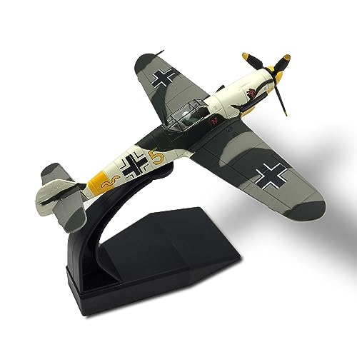 SEBUNAS Maßstab 1:72 Messerschmitt BF-109 Jagdflugzeug Modell WWII Deutscher Klassiker Kämpfer Militär Metall Druckguss Flugzeug Modellbausatz für Erwachsene Sammlung oder Geschenk SEBUNAS Maßstab 1:72 Messerschmitt BF-109 Jagdflugzeug Modell WWII Deutscher Klassiker Kämpfer Militär Metall Druckguss Flugzeug Modellbausatz für Erwachsene Sammlung oder Geschenk von SEBUNAS