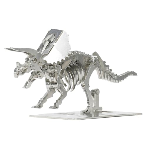 SEBUNAS Mechanischer Triceratops 3D-Metallpuzzle, 3D-Metallmodellbausätze, DIY-mechanisches Feinmontagemodell, geeignet für Erwachsene und Jugendliche, Verbesserung der praktischen Fähigkeiten SEBUNAS Mechanischer Triceratops 3D-Metallpuzzle, 3D-Metallmodellbausätze, DIY-mechanisches Feinmontagemodell, geeignet für Erwachsene und Jugendliche, Verbesserung der praktischen Fähigkeiten von SEBUNAS