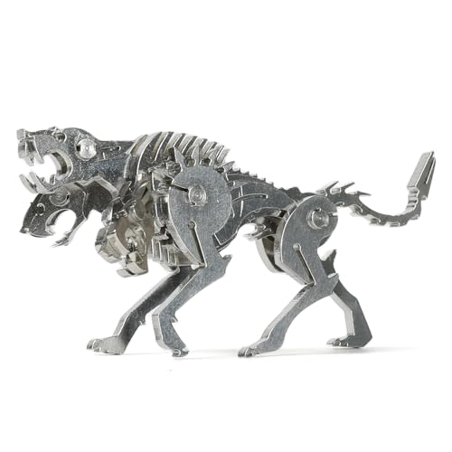SEBUNAS Mechanisches Cerberus 3D-Metallpuzzle, 3D-Metallmodellbausätze, DIY-mechanisches Feinmontagemodellspielzeug, geeignet für Erwachsene und Jugendliche, Verbesserung der praktischen Fähigkeiten SEBUNAS Mechanisches Cerberus 3D-Metallpuzzle, 3D-Metallmodellbausätze, DIY-mechanisches Feinmontagemodellspielzeug, geeignet für Erwachsene und Jugendliche, Verbesserung der praktischen Fähigkeiten von SEBUNAS